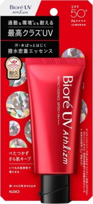 KAO Biore UV Athlizm Skin Protect Essence 70g Sonnenschutz Make-up Basis LSF 50 Japan