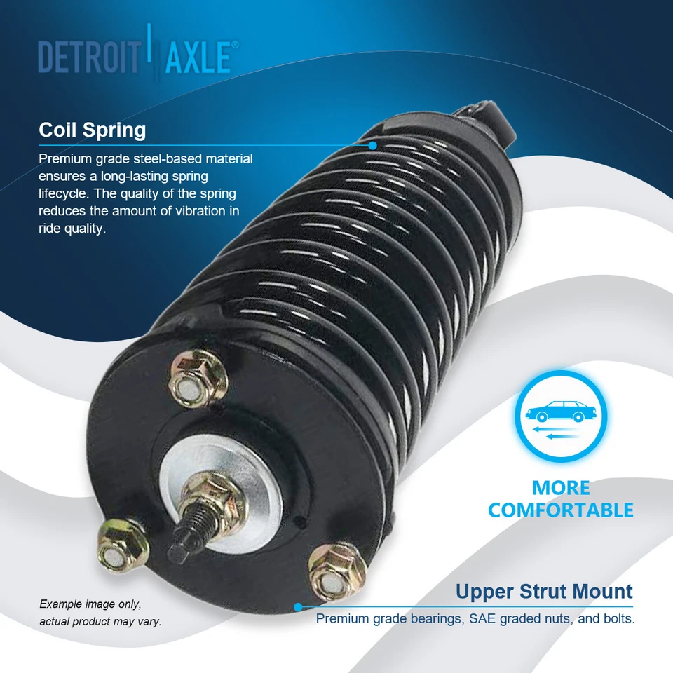 6pc Front Struts Upper Control Arm Sway Bar for 04-12 Chevy Colorado Canyon 2WD - Image 3 of 4