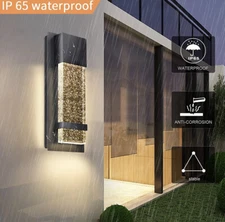 LED Outdoor Light Fixture Wall Sconces Porch Light Doorway Garden Hallway Patio 