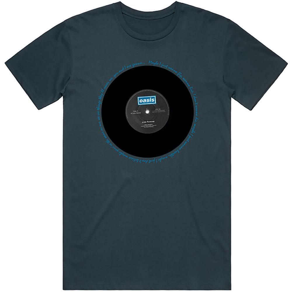 OFFICIAL LICENSED - OASIS - LIVE FOREVER SINGLE T SHIRT OFFICIAL LICENSED - OASIS - LIVE FOREVER SINGLE T SHIRT