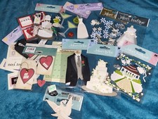 Large LOT scrapbooking Supplies Wedding/Love JOLEE Misc