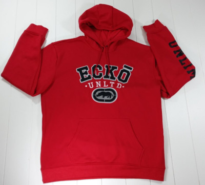 Ecko Unltd Sweatshirt Men's XL Hoodie Baggy Streetwear Hip Hop Embroidered Logo