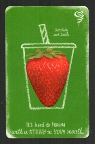 JAMBA JUICE Strawberry in a Cup 2008 Scratch & Sniff Gift Card ( $0 ) - Picture 1 of 1