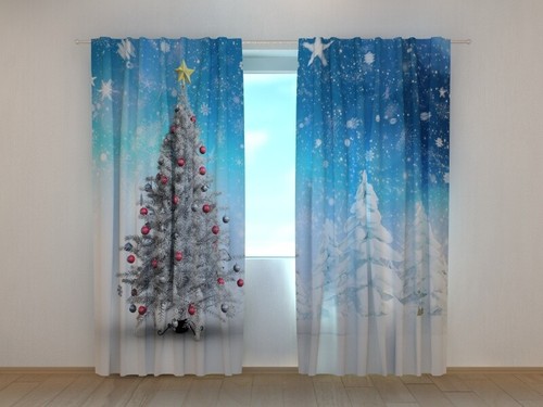 christmas curtains