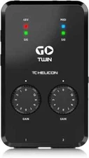 NEW Go Twin TC Helicon High Def 2-Channel Audio/MIDI Interface iPhone iPad 