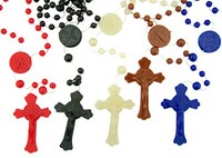 Saint St Benedict Cord Rosary, 100 Pack, Assorted Color, New, Free Shipping on sale Saint St Benedict Cord Rosary, 100 Pack, Assorted Color, New, Free Shipping on sale
