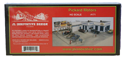 #ad JL Innovative Designs 171 HO Pickard Motors Vintage Era Craftsman kit NIB $34.99