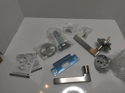 Assa Abloy Passage Lever  Sargent DLU15 CO MD 32D Centro Series Satin Stainless