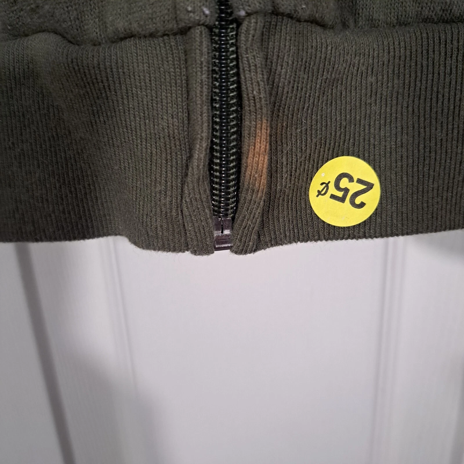 UNDERCOVER Felpa ROSA Victoria's Secret con cappuccio taglia XS verde bianco logo full zip