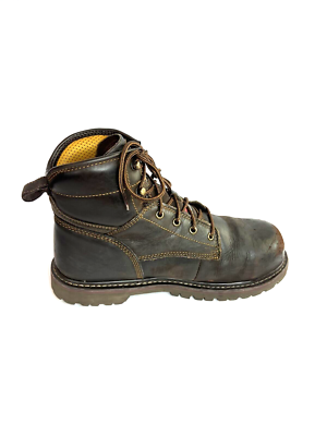 Herman Survivors Brown Leather Steel Toe Waterproof Work  display picture 2
