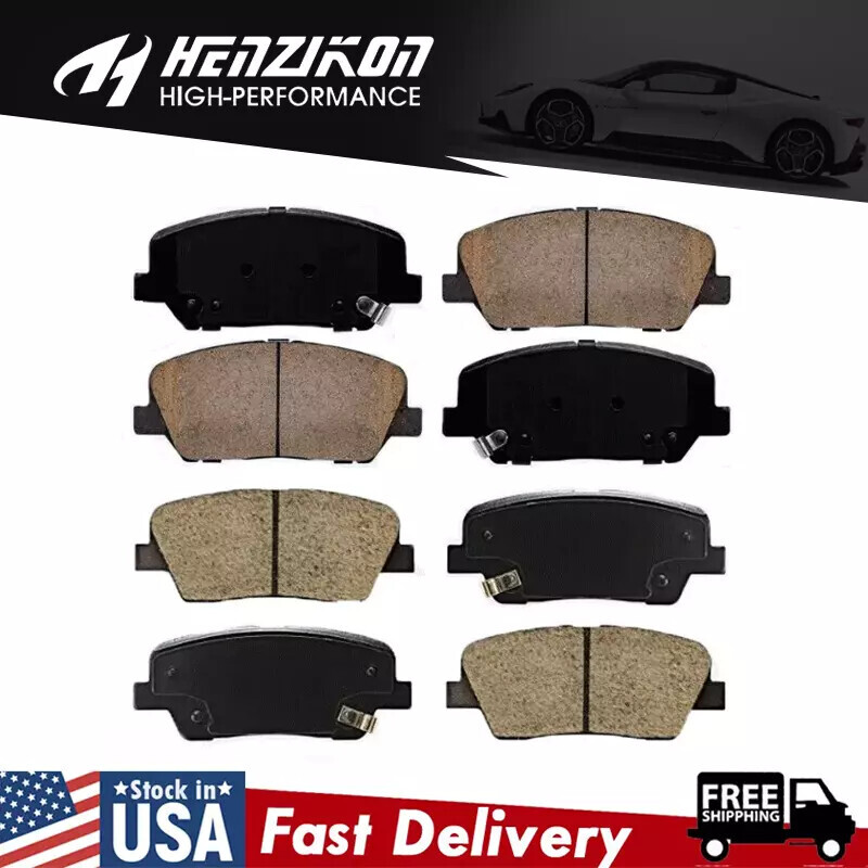 Front Rear Ceramic Brake Pads Fits 2010-2016 Hyundai Genesis Coupe New Hot Sale*