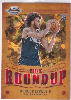 2023-24 Panini Contenders Optic NBA No. 10 Dereck Lively II Rookie Red 162/175