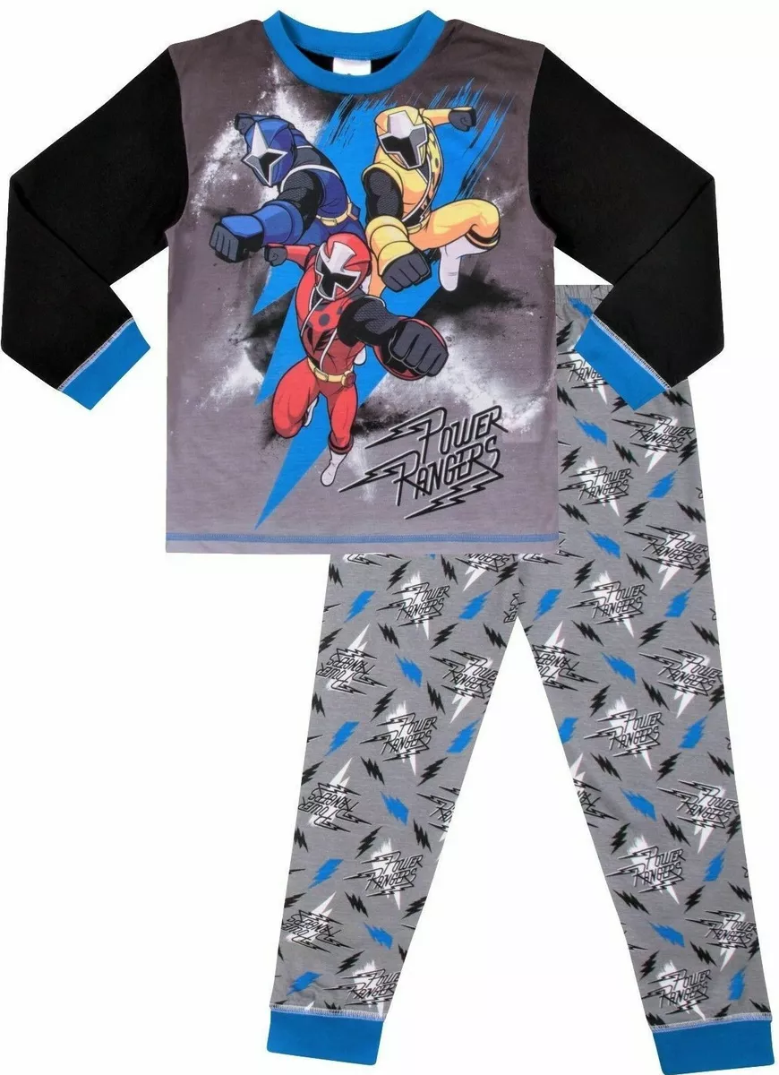Official Power Rangers Ninja Steel Long Pyjamas Boys