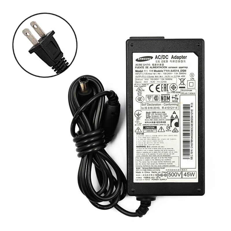 Genuine Samsung AC/DC Adapter Power Supply Charger For Samsung ...