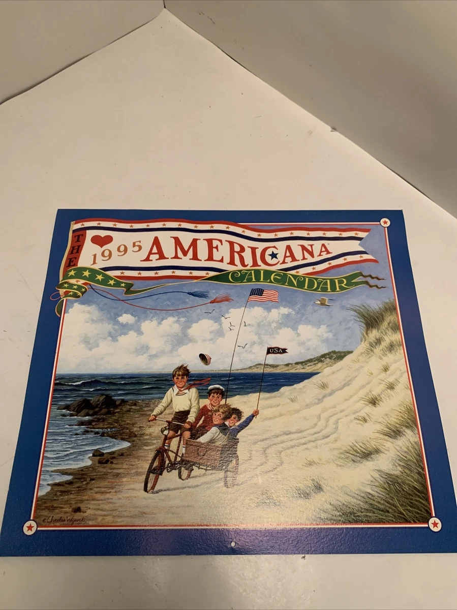 Vintage 1995 “The Americana Calendar