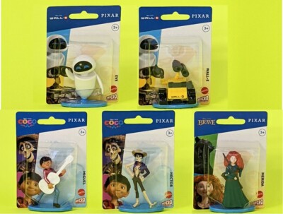 Disney Pixar Micro Collection by Mattel Mini Figures Brave CoCo Eve or Wall-E