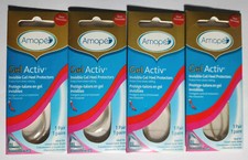 Amope Gel Activ Invisible Clear Gel Heel Protectors 4 Pair