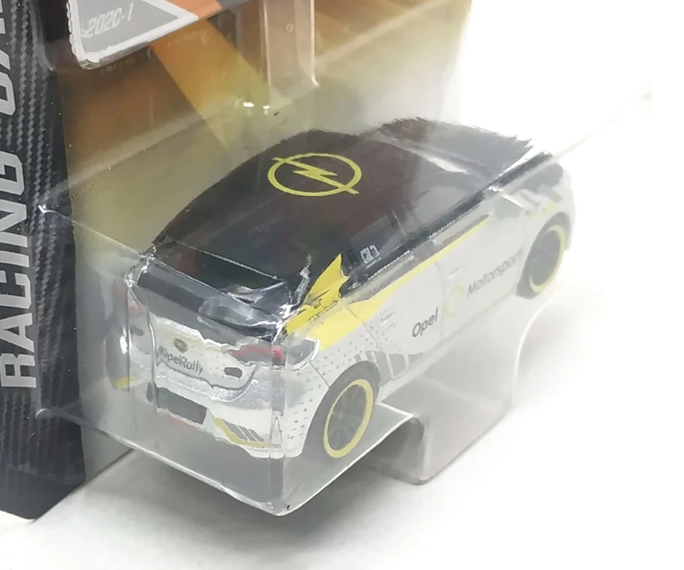 Majorette OPEL Corsa E Rally Silver - Wheel 8SBYL 1:55 3" Package with Card - Image 4 of 4