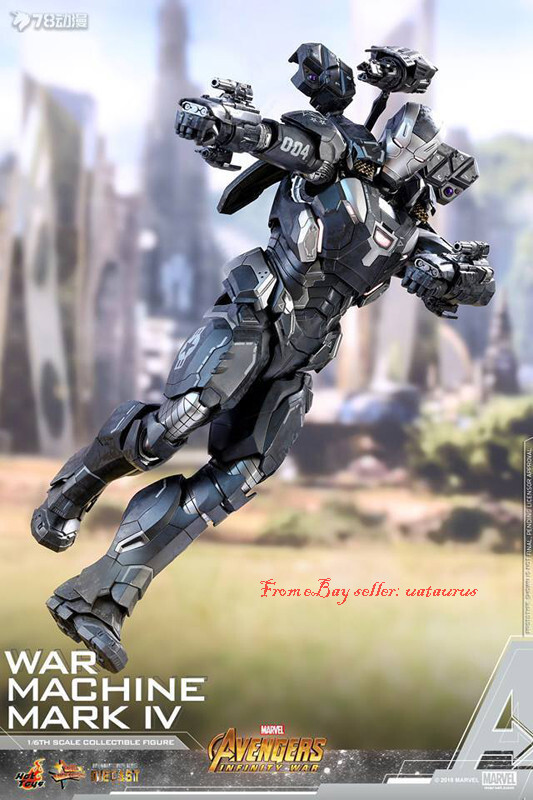 HotToys 1/6 Mms499 War Machine Mark Iv Avengers 3 Special Edition