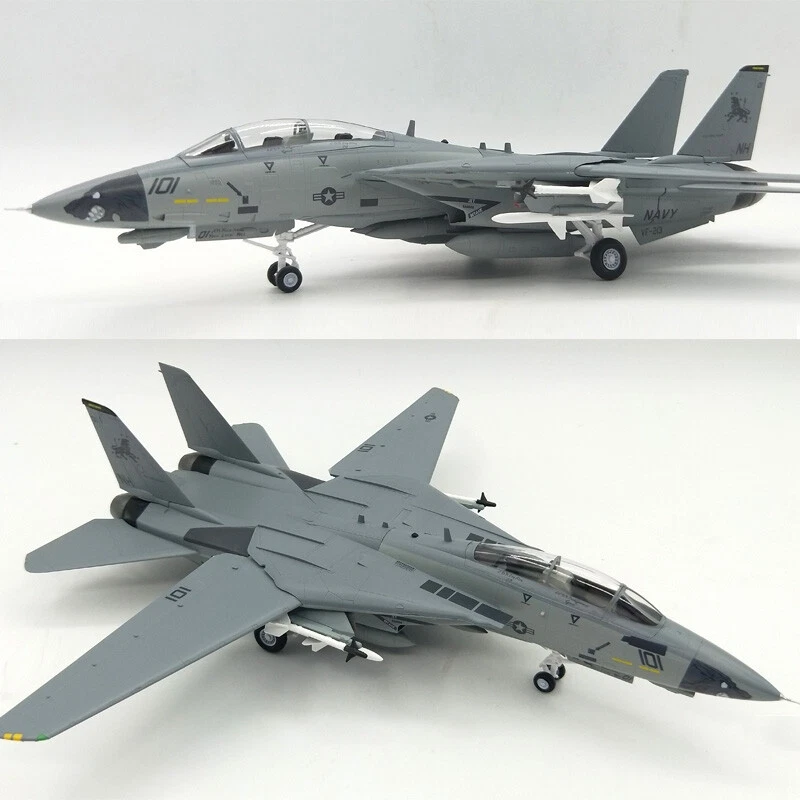 Modelo de avión F14 Black Lion F-14D de combate macho 1/72 de la Marina de los Estados Unidos VF-213 Foto 2 de 4