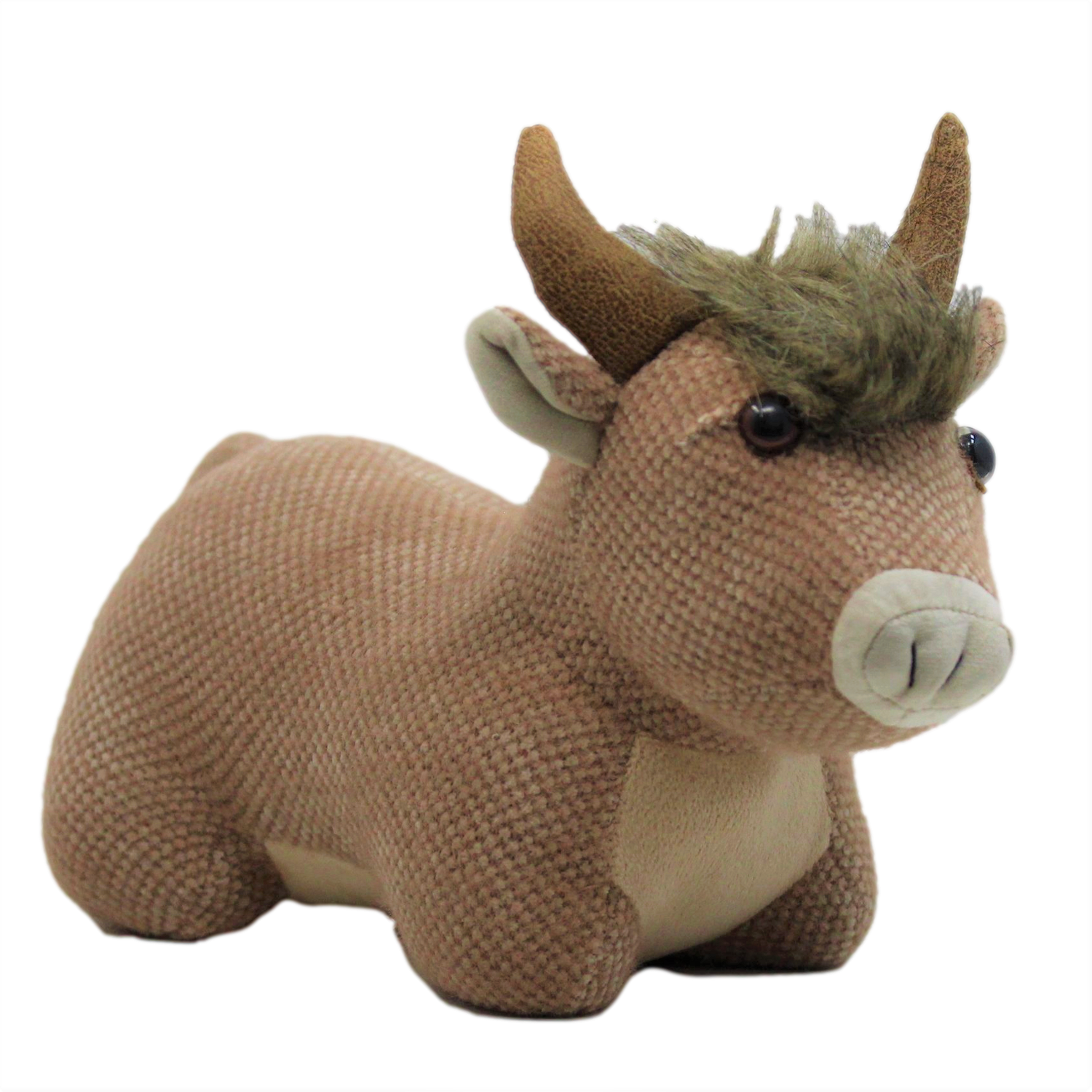 Door Stop Highland Cow Shaped Heavy Weighted Novelty Stopper Fabric Door Wedge
