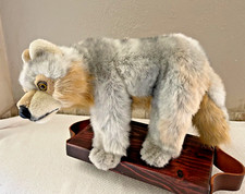 FAO Schwarz 16" Plush Wolf Husky Dog American Museum Natural History Exclusive