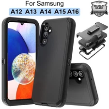 For Samsung A12 A13 A14 A15 16 5G Shockproof Tough Defender Case Belt Clip