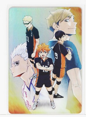 Haikyu Kirakore Holo Card Vol.1-02 Hinata Kageyama Tsukishima Miya