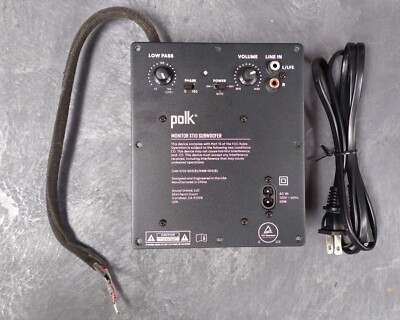 Polk Monitor XT10 Subwoofer amplifier New