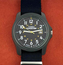 Timex T425714 Expedition Camper Black /Military Dial Indiglo Men's Watch 39mm