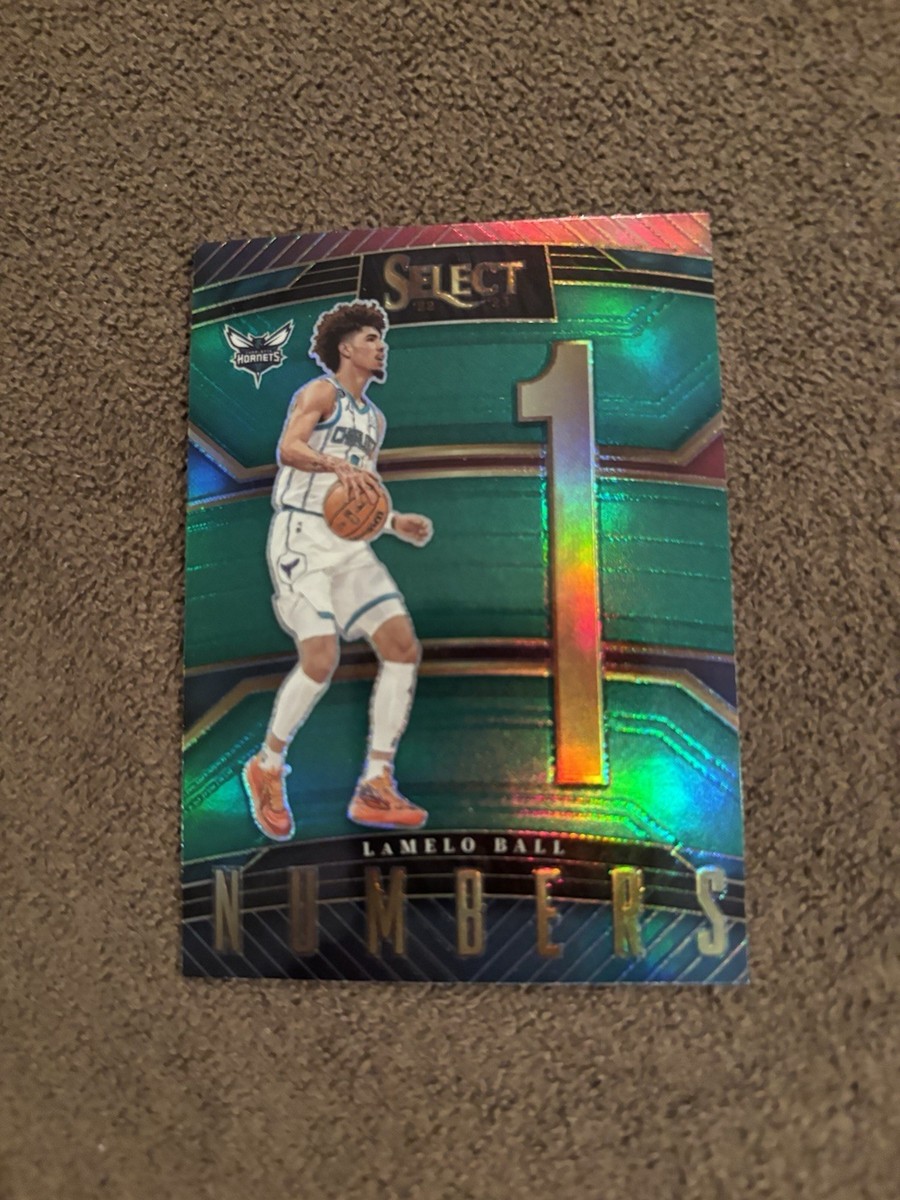 Lamelo Ball 2022-23 Select Numbers Green Prizm #7 | eBay