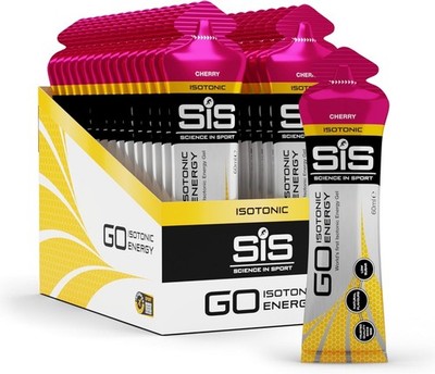SiS GO Isotonic Energy Gel Apple 30 Pack Fast Acting Vegan Gluten Free