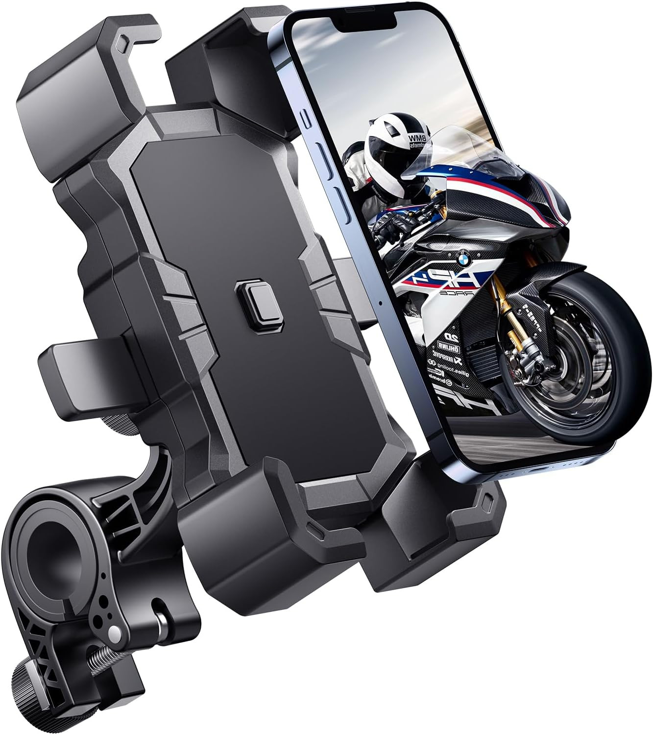 Bike Phone Holder Handlebar,Motorcycle Phone Mount,Atv Cell Phone Clamp,Scooter
