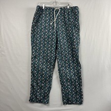 Vineyard Vines Christmas Lounge Pants XL PJ Pajama Christmas Santa Whale Snowman