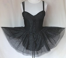 Ann Summers Dark Angel Sparkle Fancy Dress Costume Outfit Dress Only UK 8-10