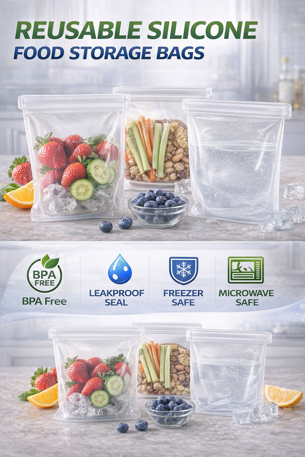Leakproof Freezer Dishwasher Safe Bpa Free