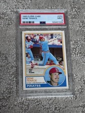 PSA 9 BASEBALL CARD 1983 O-PEE-CHEE OPC PITTSBURGH PIRATES GENE TENACE