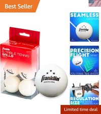 Official Size 3 Star White Table Tennis Balls - 40mm 6 Pack for Serious Gamers
