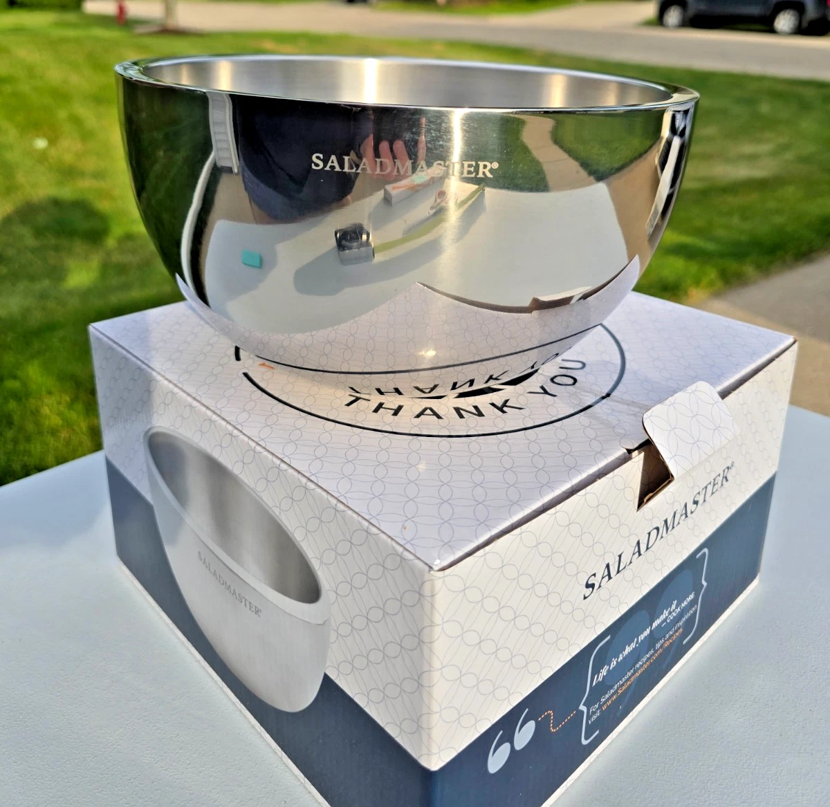 BRAND NEW! SALADMASTER 3.5 Quart Stainless Steel Mixing Bowl In Original Box!
Opens in a new window