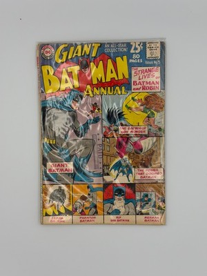 BATMAN Annual #5 Giant DC 1963 Comic Book VG 4.0