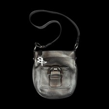 Makowsky Silver Pebbled Soft Leather Small Co...