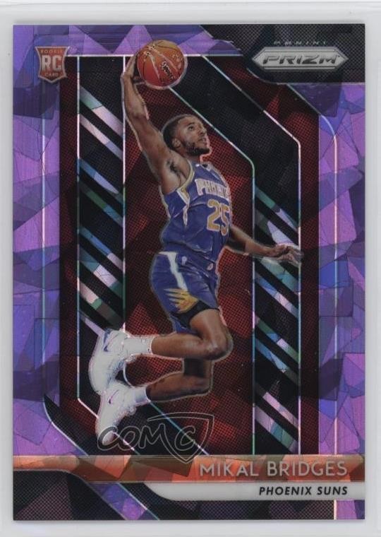 2018-19 Panini Prizm Purple Ice Prizm 94/149 Mikal Bridges #289 Rookie RC