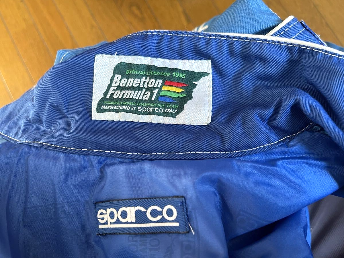 Benetton Renault F1 Team Racing Jacket Sparco Blue Size M | eBay