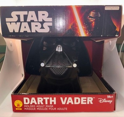 Rubies Star Wars Darth Vader 2Piece Mold Mask, Adult, Disney