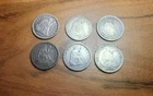 Lot of 6 Seated Liberty Silver Quarters 25C (1856 1856-O 1857 1858 1859 1861)