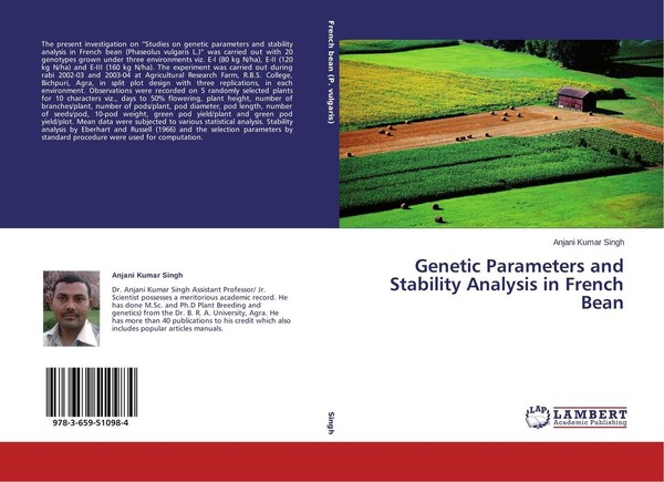 Genetic Parameters And Stability Analysis In French Bean Anjani Kumar Singh-image
