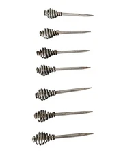 Victorian Picture Nail Hanger 3" Long Lot Of 7 Spring Nai Antique Hanger