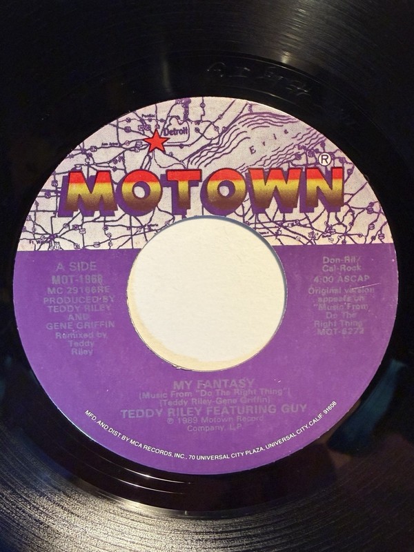 Teddy Riley & Guy “My Fantasy” Motown 7” 45 VG+