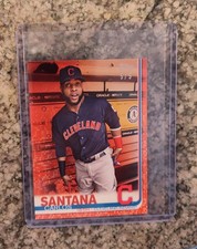 2019 Topps On Demand Mini Carlos Santana Red SSP /5 #585 🍒