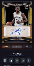 DIGITAL TOPPS NBA COLLECT 26 Yves Missi ICONIC GOLD SIGNATURE Read